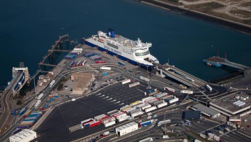 Kanalfähre, Hafen Dunkerque