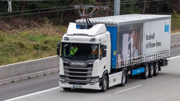 Knauf Lkw Hybrid Elektro Innovation Hessen