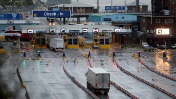 Lkw, Hafen Dover