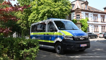 Ein MAN TGE in der Lackierung der Bundespolizei