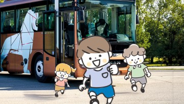 Mehr Sicherheit im Straßenverkehr: Aktion für Kinder bei MAN