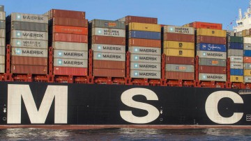 MSC, Reederei, Containerschiff