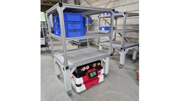 Autonomer Transportroboter optimiert Materialfluss bei Weber Hydraulik