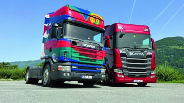 Alter und neuer Scania