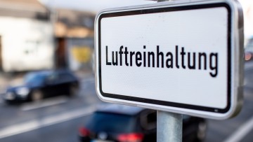 Luftreinhaltung, Schild, Fahrverbot