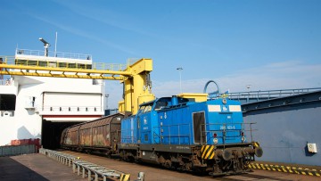 Stena Line setzt auf die Schiene