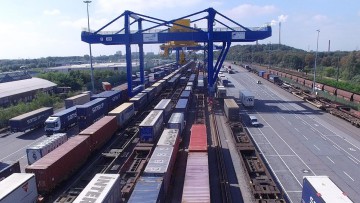 Das Samskip Multimodal Rail Terminal in Dusiburg