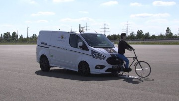 Aktive Sicherheit von Transportern auf dem Prüfstand