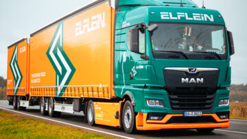 Elflein setzt auf MAN eTGX als Lang-Lkw 