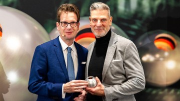 Markus Weckesser und Dr. Otto Schulz bei der Preisverleihung.