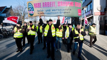 Streik, Verdi, Geldfahrer