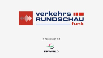 VerkehrsRundschau Funk Logo mit DP World