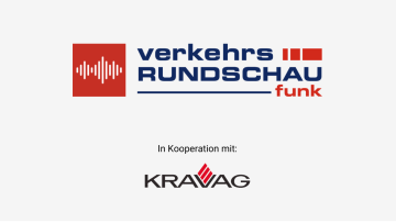 Logo VerkehrsRundschau Funk in Kooperation mit Kravag