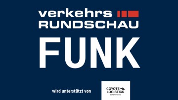 Logo von VerkehrsRundschau Funk mit Logo von Coyote Logistics