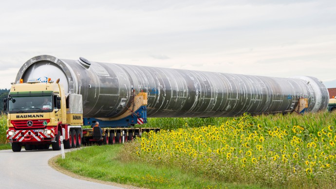 Schwertransporte, Überlänge, Schwerlast