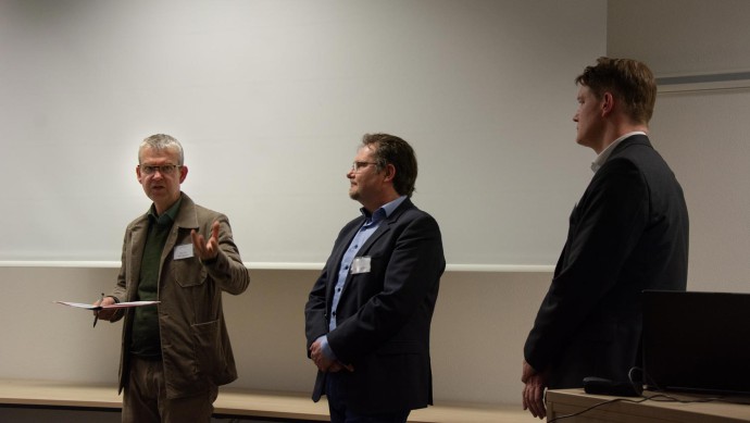 Professor Ralf Wörner, Dr. Oliver Ehret und Dr. Timo Didier