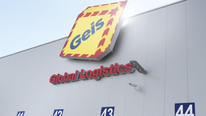 Logistikgebäude der Geis group