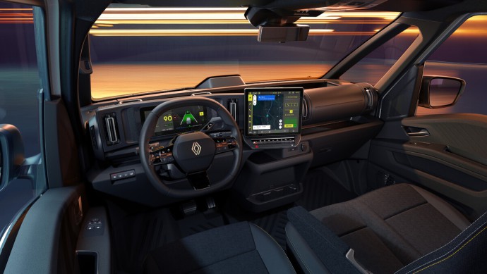Innenraumansicht des neuen Renault Trafic E-Tech