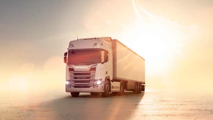 Scania Lkw mit Super-11-Antrieb