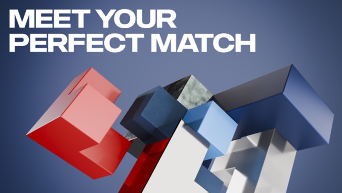 Key Visual von Scania für die IAA Transportation mit dem Motto "Meet your Perfect Match"