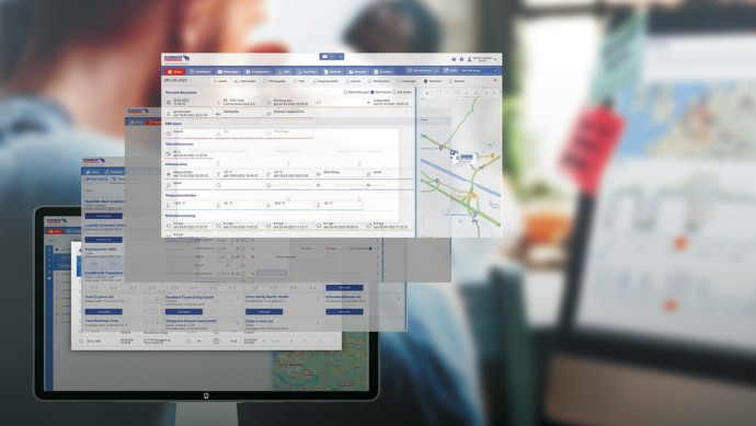 Screenshots des Schmitz Cargobull Trailer Connect Portal
