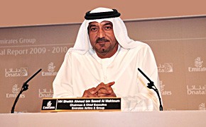 Scheich Ahmed bin Saeed Al Maktoum, Emirates