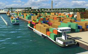 Binnenschiffterminal Rotterdam