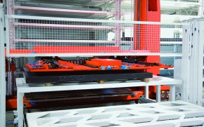 Blechtafel-Lagersystem