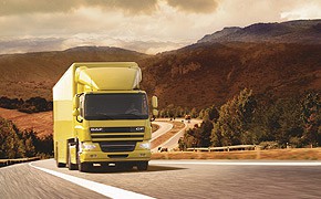 DAF Truck Straße