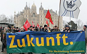Demonstrant, Wismar, Warnemünde, Nordic Yards, Wadan, IG Metall
