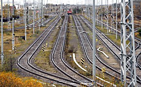 Faehrhafen Sassnitz-Mukran, Schienen, Gleise