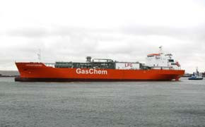 Germanischer Lloyd erhöht Tonnage Tanker Gaschem Nordsee