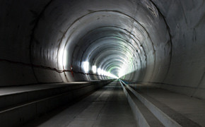Gotthard Basistunnel Weströhre