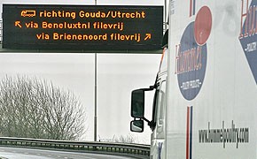 LKW-Leitsystem Rotterdam 