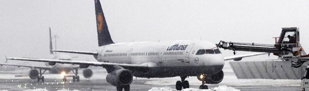 Lufthansa Schnee Eis