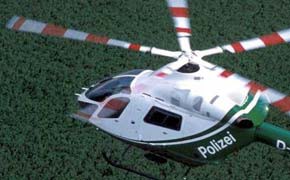 Polizeihubschrauber entdeckt LKW-Dieb