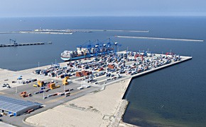 Hafen Gdansk Containerterminal
