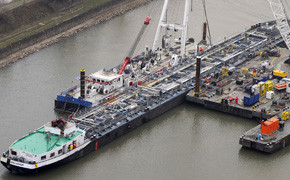 Säuretanker "Waldhof", Rhein, Loreley, Hafen