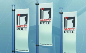 Safety-Pole-Fahnenmast