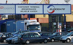 Abfertigung Container Bremerhaven