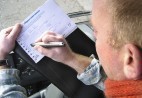 Mauteingabe per Datenstift