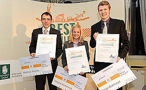 VerkehrsRundschau zeichnet "Best Azubi 2008" aus