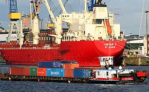 Binnenschifffahrt in HH 290