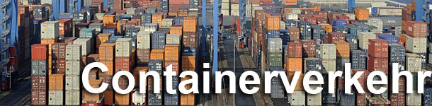 Container im Hafen.