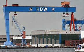 HDW Werft Kran Kiel