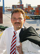 Thomas Löffler, Sprecher der Geschäftsleitung von Contargo und Präsident der Contargo Container Escount Services SAS in 
Prouvy bei Valenciennes.
