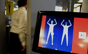 Nacktscanner am Flughafen