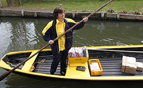 Der Postkahn im Spreewald
