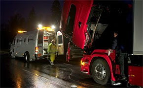 Die Scania-Notdiensthilfe