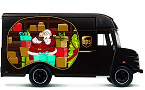 UPS Weihnachtstruck